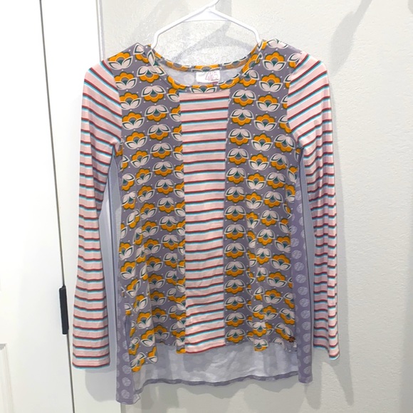 EUC Matilda Jane Size 14 High Low Long Sleeve Tee Top Shirt Teen Tween MJC 435 - Picture 1 of 8